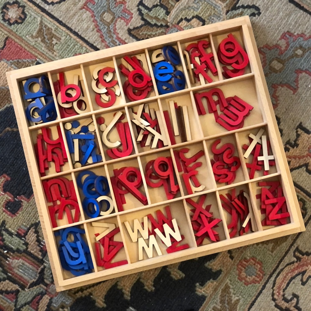 Montessori Moveable Alphabet (Wooden)